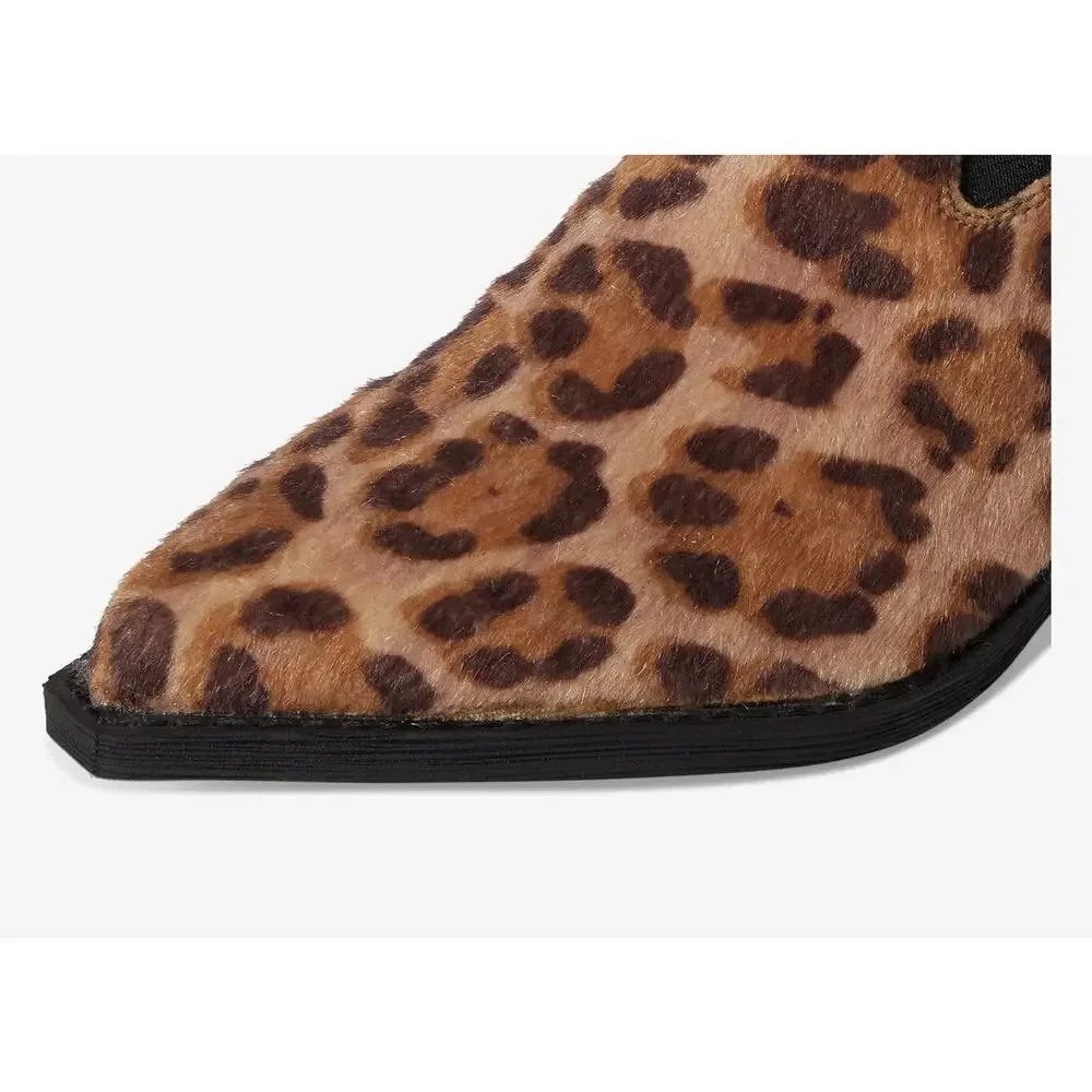 DV By Dolce Vita Jericho A Cheetah Print Heeled Boots in Size 7. NWOB